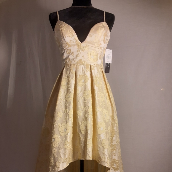 Trixxi Dresses & Skirts - Formal Trixxi Prom Yellow Dress Hi-Low XS